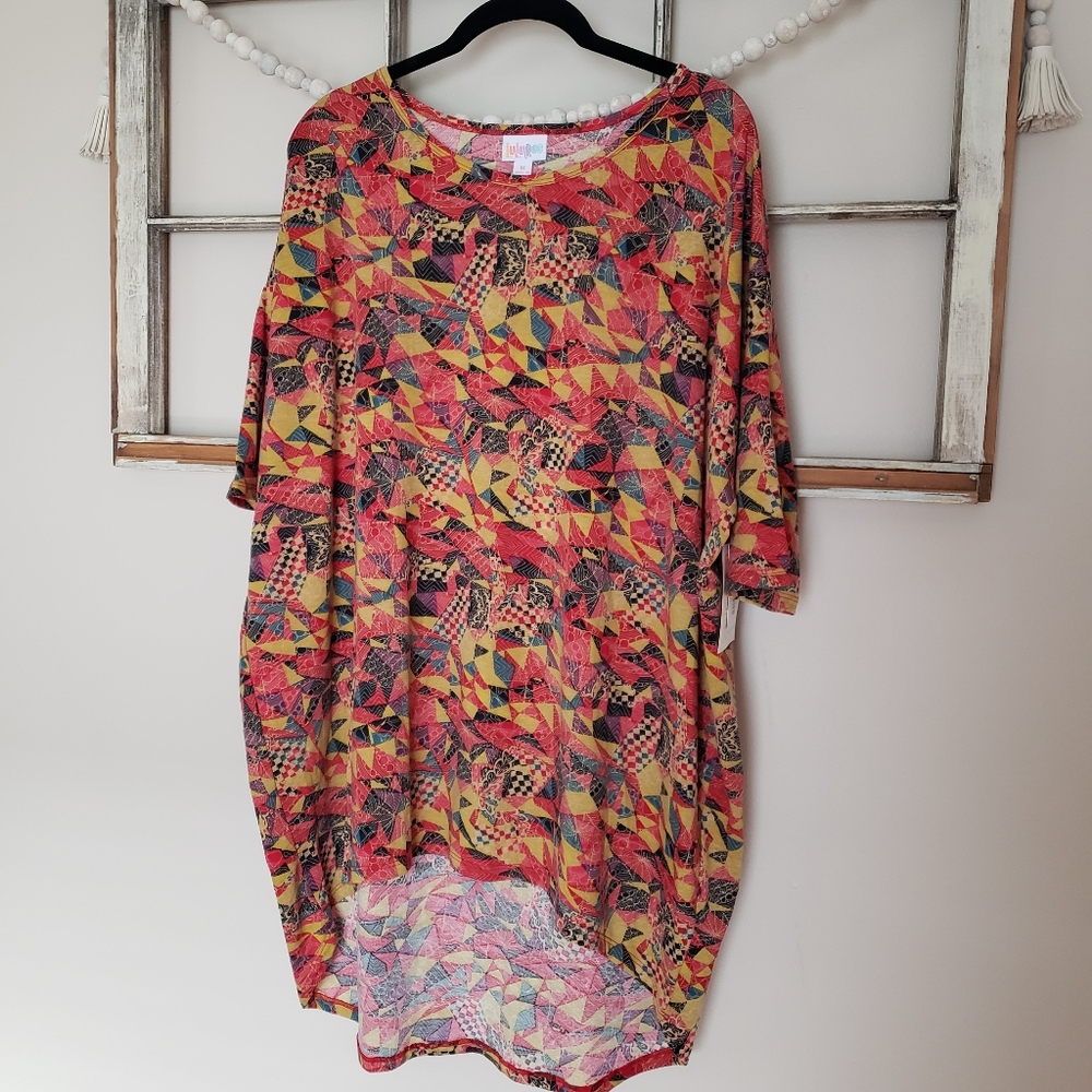 NWT Lularoe Irma Shirt High-Low Hem